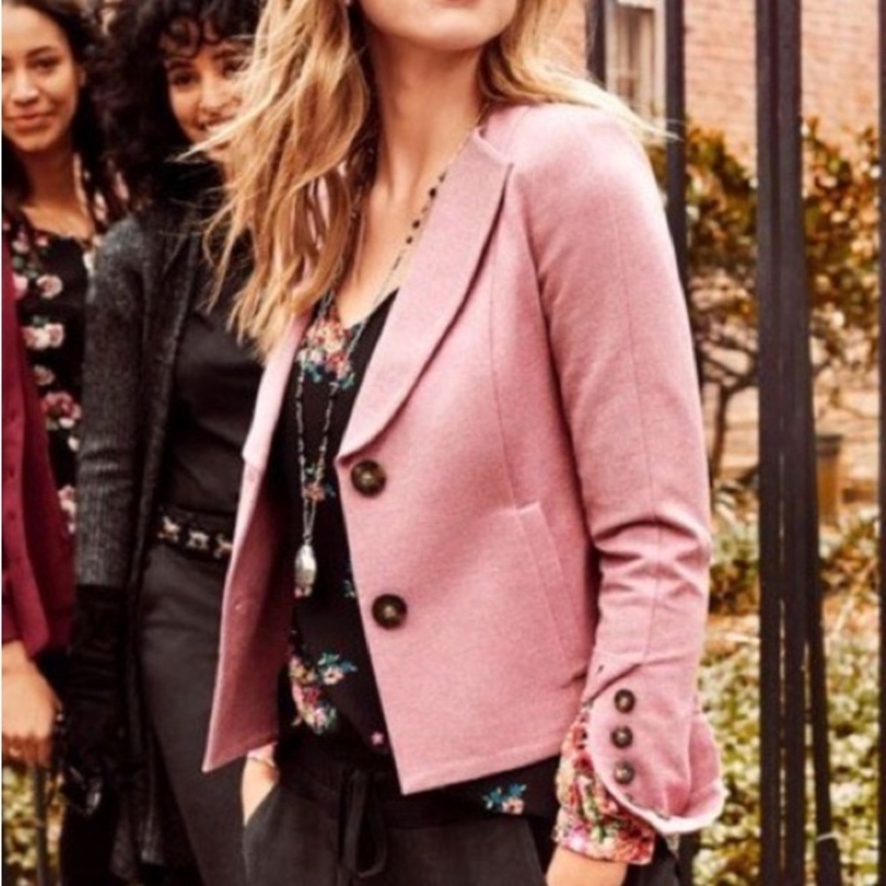 Cabi Applaud Jacket Blazer Pink Quartz Style 3550 size 10